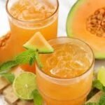 Cantaloupe Carrot Juice