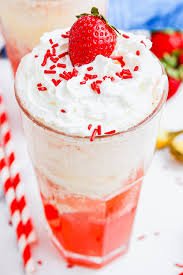 Strawberry Cream Float